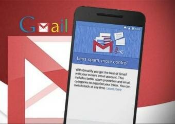 Gmail mobile app updated to version 6.0