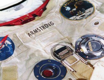 Spacesuit used in first landing on moon is preserved